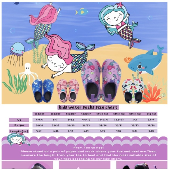 NWT Floral Pink Water Shoes size 6-12 months - Picture 9 of 10